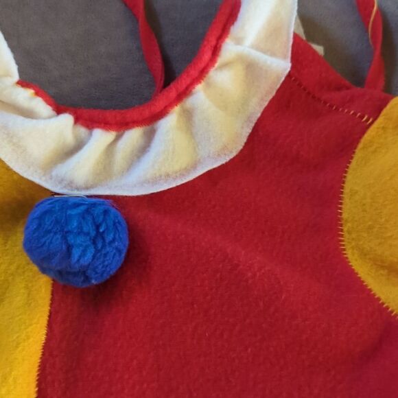 Vintage Rubies red and yellow clown costume - Picture 5 of 7